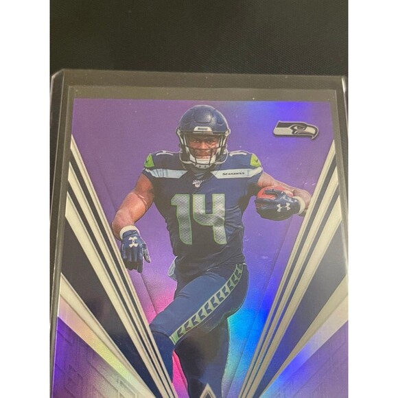 2019‎ DK METCALF PANINI PHOENIX ROOKIE RISING /149 PURPLE REFRACTOR #8 SEAHAWKS - Picture 2 of 6